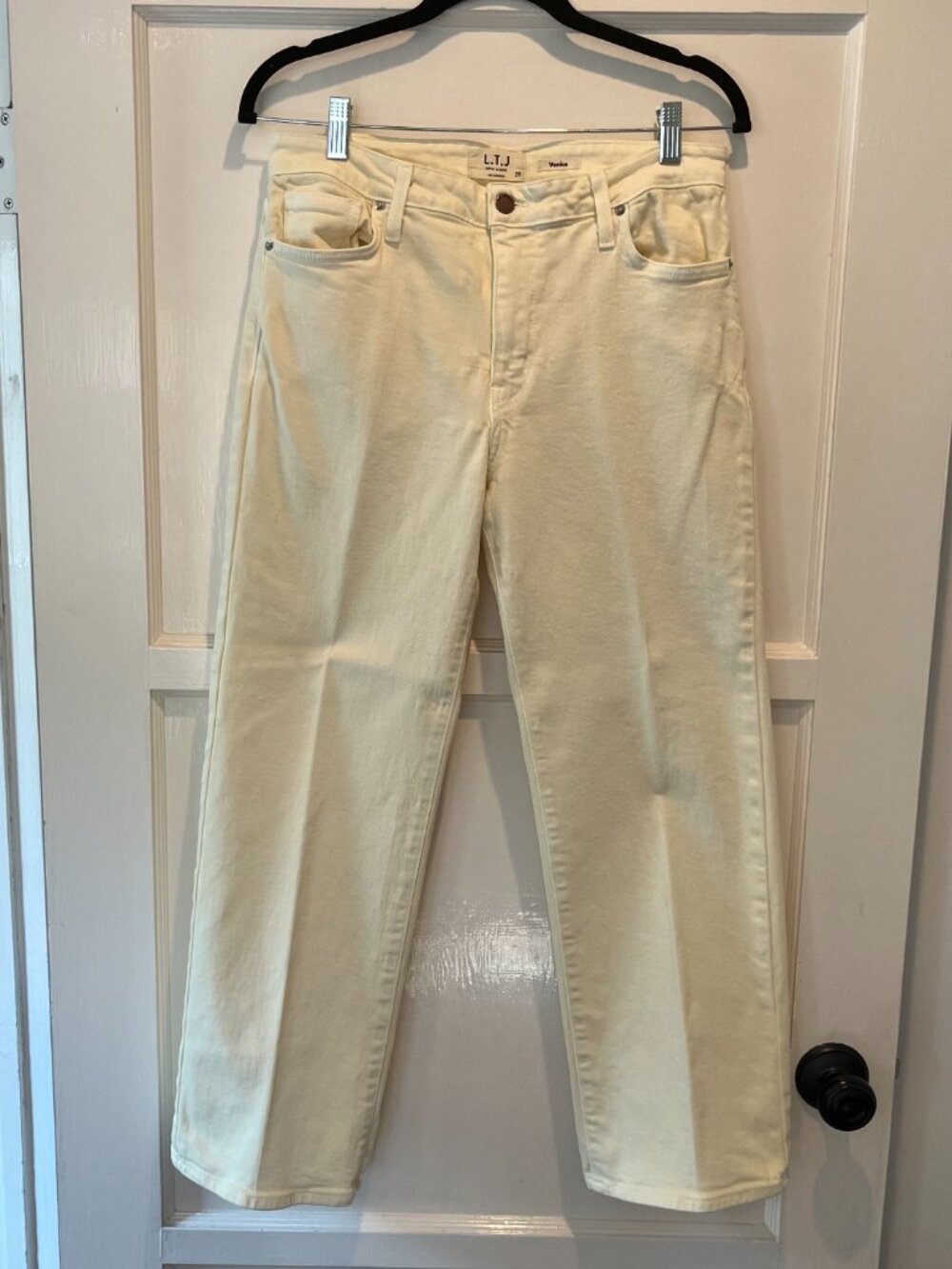 Letter to Juliet L.T.J. Venice Cream Denim Jeans 29 - Picture 2 of 4